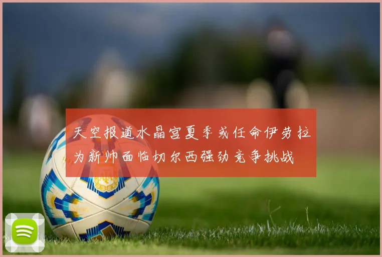 天空报道水晶宫夏季或任命伊劳拉为新帅面临切尔西强劲竞争挑战